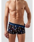 Трусы прикольные пингвины +глубокий синий1