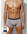 Трусы серый пепел +роботы на черном