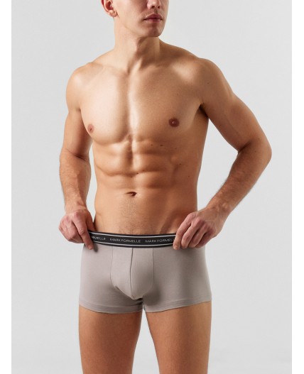 Трусы серый пепел +роботы на черном