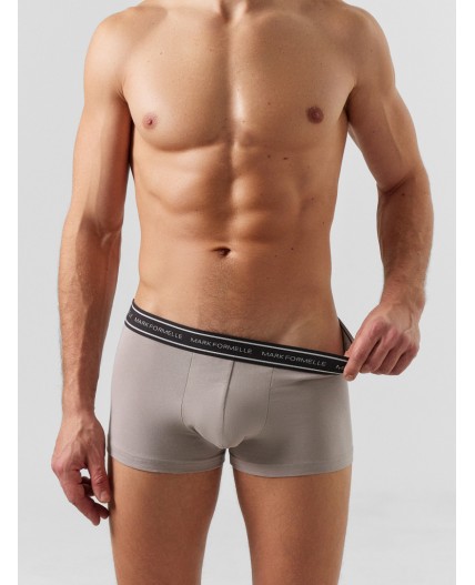 Трусы серый пепел +роботы на черном