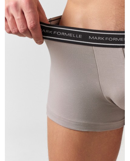 Трусы серый пепел +роботы на черном