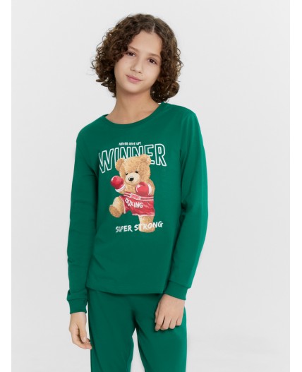 Комплект зеленый +печать