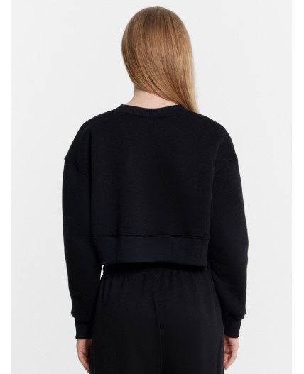 Свитшот черный +печать1