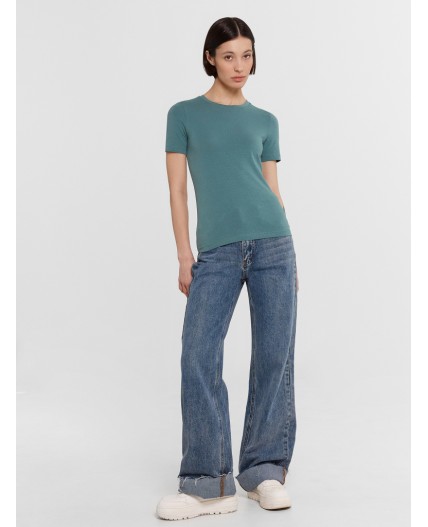 Футболка голубая ель