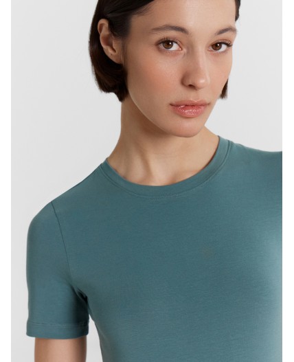 Футболка голубая ель