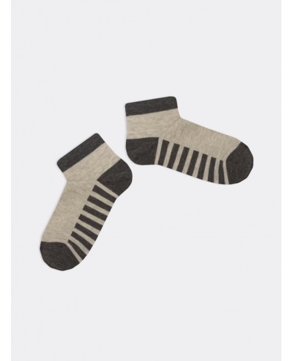 Носки св.серый меланж