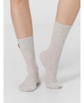 Носки св.серый меланж
