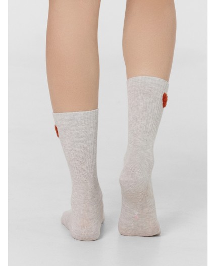 Носки св.серый меланж