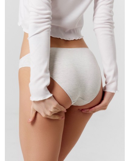 Трусы светло -серый меланж