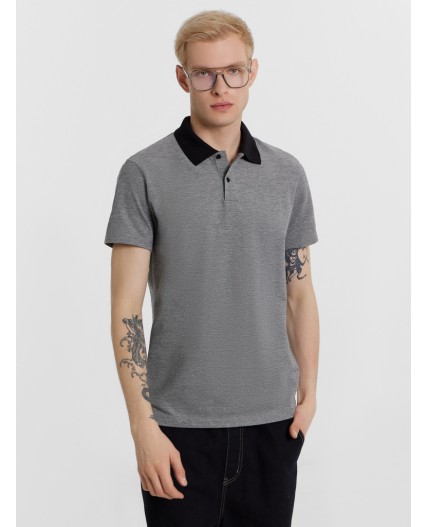 Футболка двухцветный черный