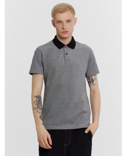 Футболка двухцветный черный