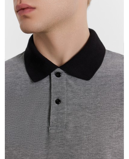 Футболка двухцветный черный