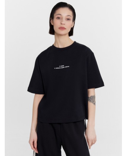 Футболка черный +печать12