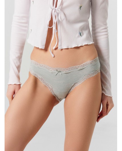 Трусы мятный меланж