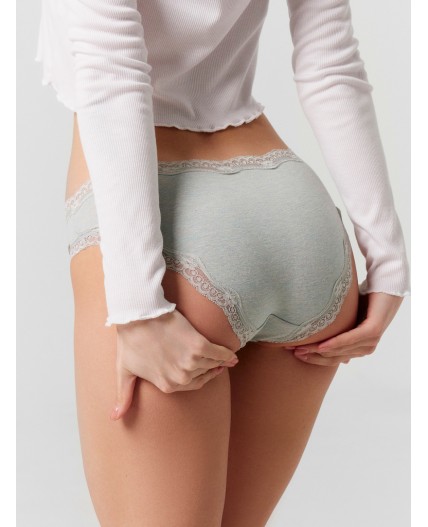 Трусы мятный меланж
