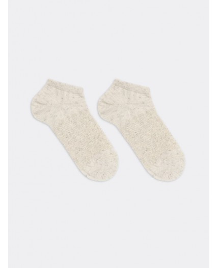 Носки кремовый лен