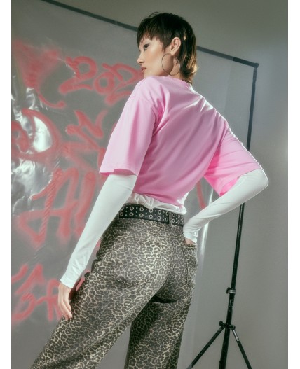 Джинсы принт