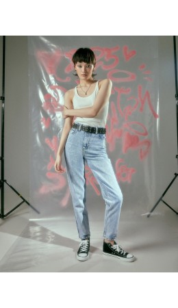 Джинсы голубой