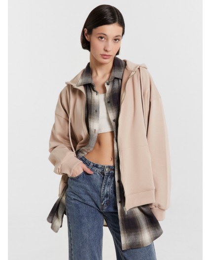 Толстовка холодный бежевый