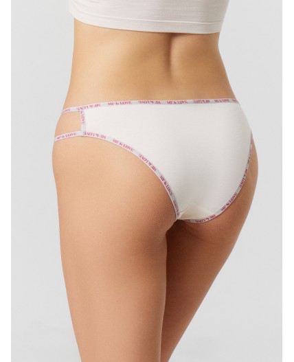 Трусы сумрачно -белый с надписями