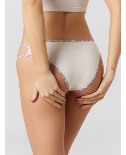 Трусы сумрачно -белый с надписями