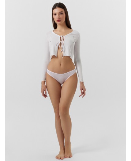 Трусы листочки на св.сиреневом