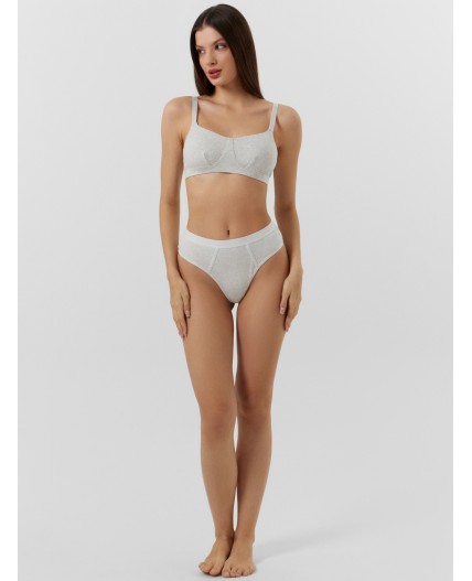 Трусы серый меланж