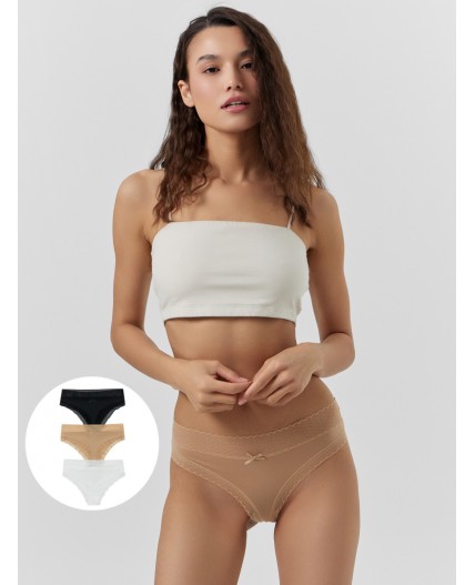 Трусы бежевый