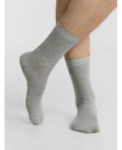 Носки серый меланж
