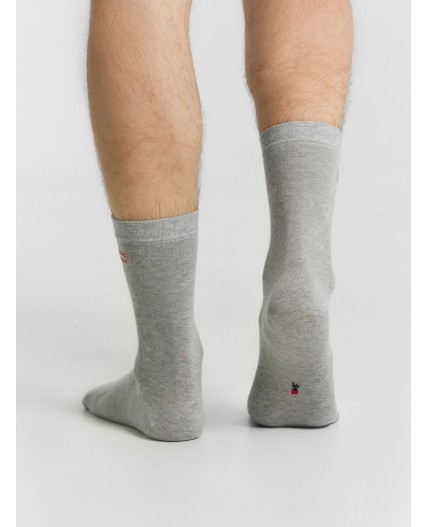 Носки серый меланж