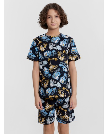 Комплект тракторы на синем