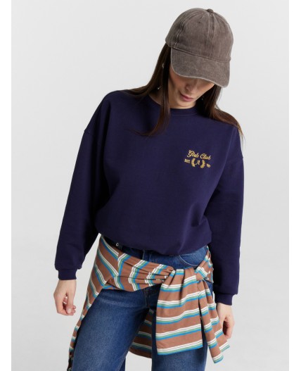 Свитшот синее небо +печать