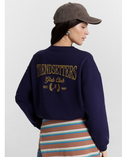 Свитшот синее небо +печать