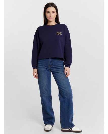 Свитшот синее небо +печать