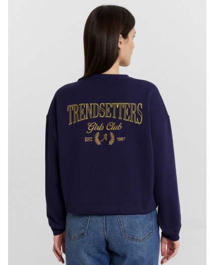 Свитшот синее небо +печать