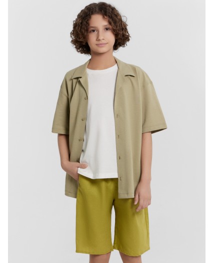 Рубашка пыльный хаки