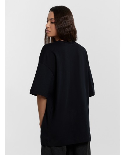 Футболка черный +печать7