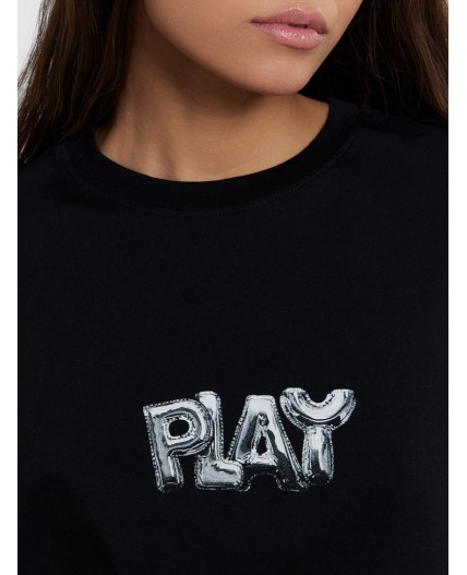 Футболка черный +печать7