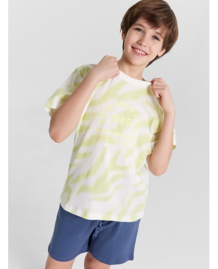 Футболка салатовые разводы