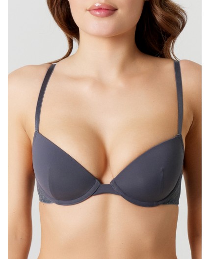 Бюстгальтер темно -серый