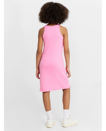 Платье розовое саше