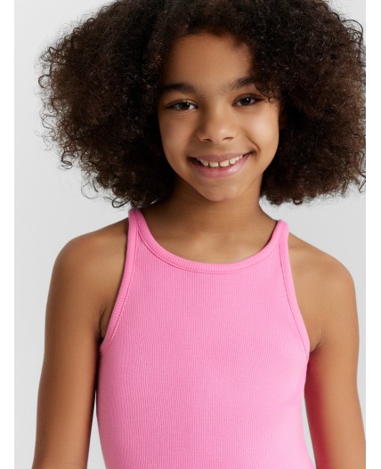 Платье розовое саше