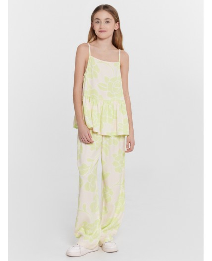 Комплект зеленые пионы на молочном