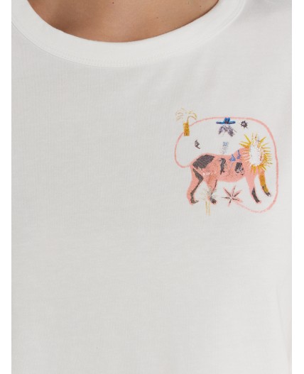 Футболка белый +печать