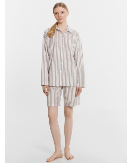 Комплект мокко полоска на белом