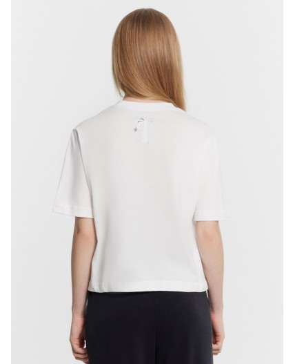 Футболка белый +печать17