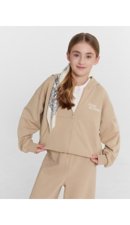 Толстовка белый перец +печать