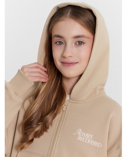 Толстовка белый перец +печать