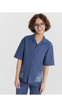 Рубашка шторм +печать