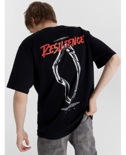 Футболка черный +печать9